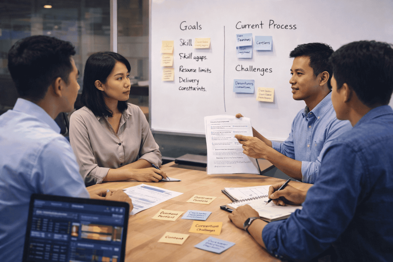 Fresh graduate onboarding and training